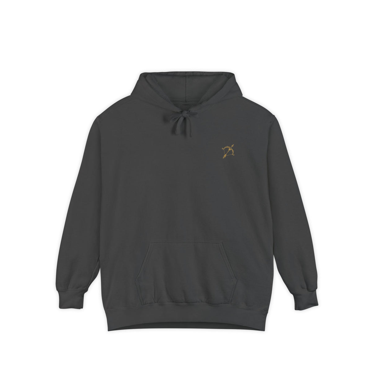 Minimal Star Constellation Hoodie — Small Embroidered Chest Design, Cozy Everyday Pullover