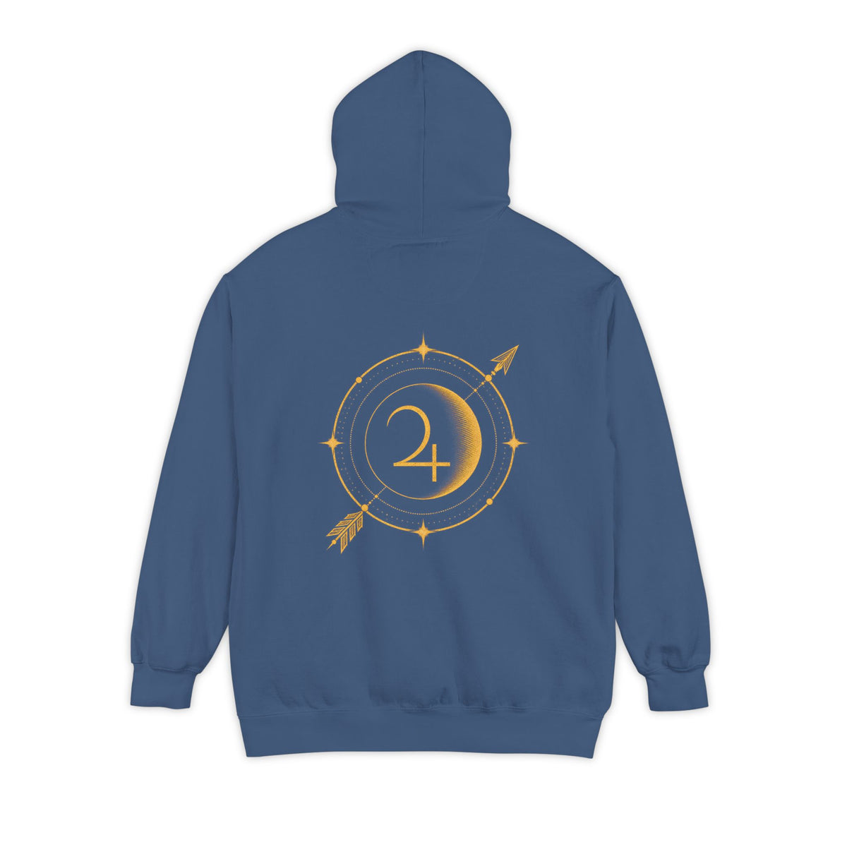 Minimal Star Constellation Hoodie — Small Embroidered Chest Design, Cozy Everyday Pullover