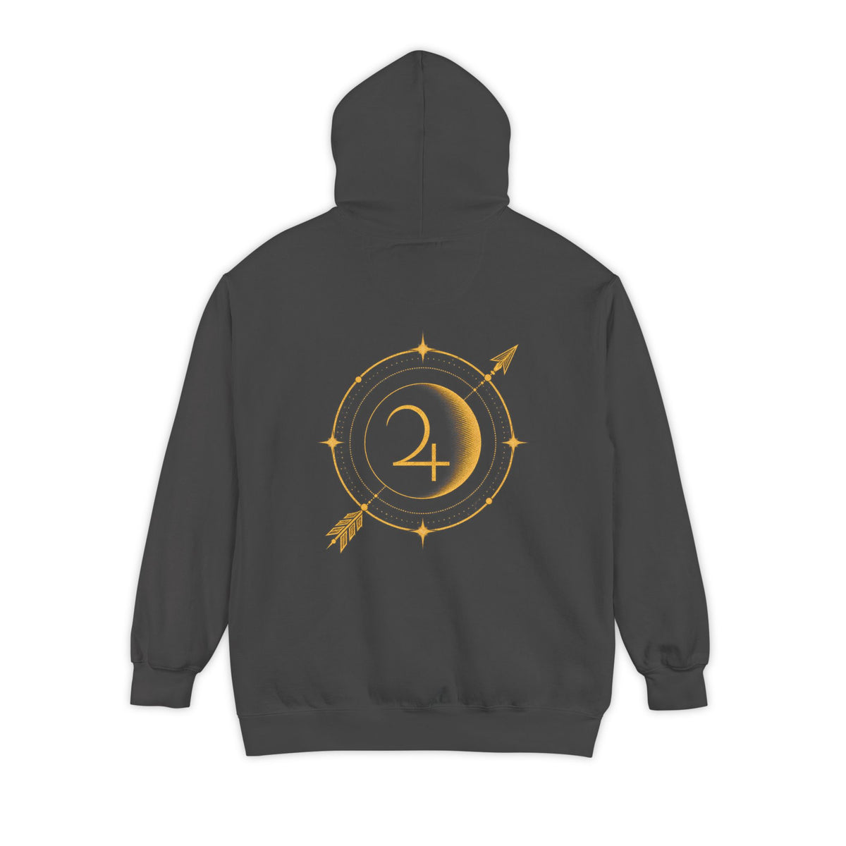 Minimal Star Constellation Hoodie — Small Embroidered Chest Design, Cozy Everyday Pullover